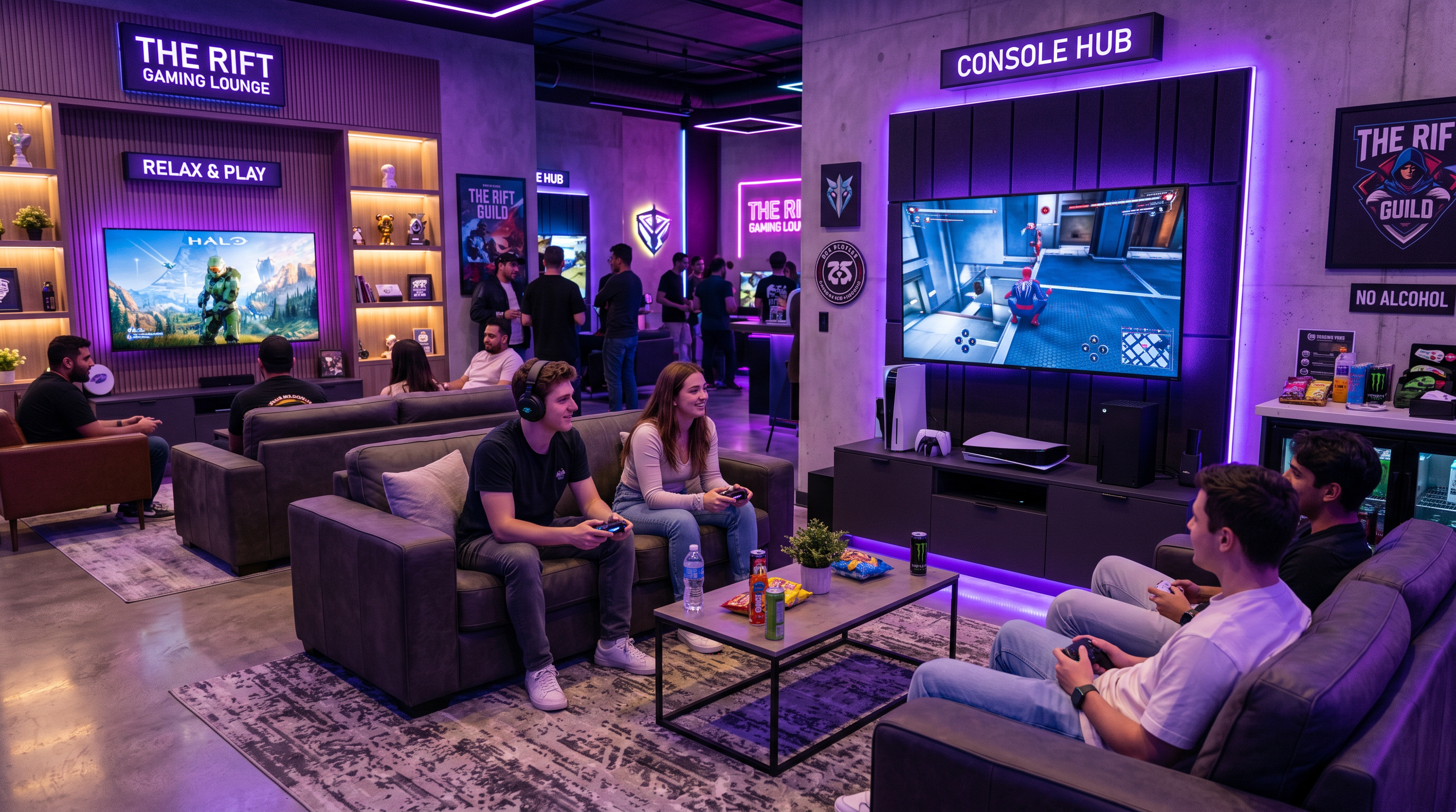 CRENVOK console games lounge