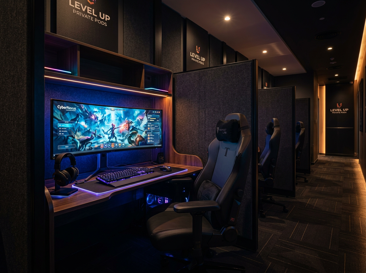 Private games booth