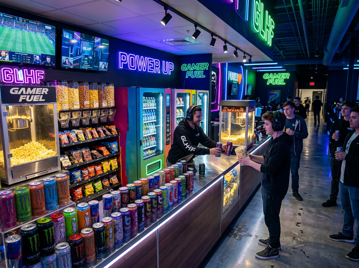 Games snacks and refreshments